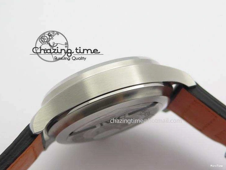 MIROTIME 0218 GoodFit Big Pilot Real PR IW500912 ZF Best Edition Black Dial On Black Leather Strap A 7287